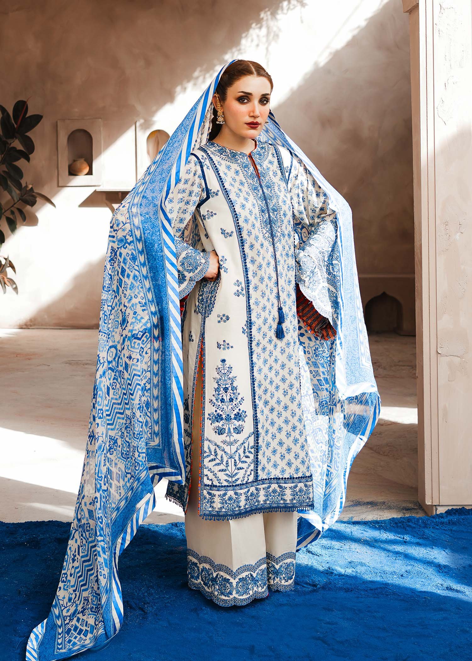 Akash - Dupatta - Mix & Match